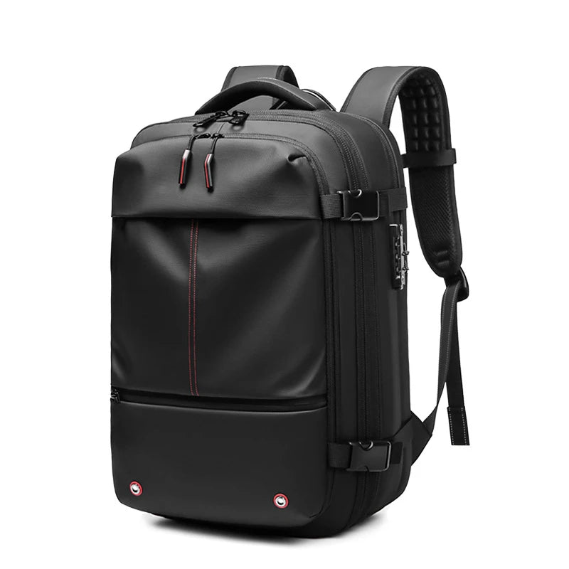 Annotated diagram of the backpack showing numbered features