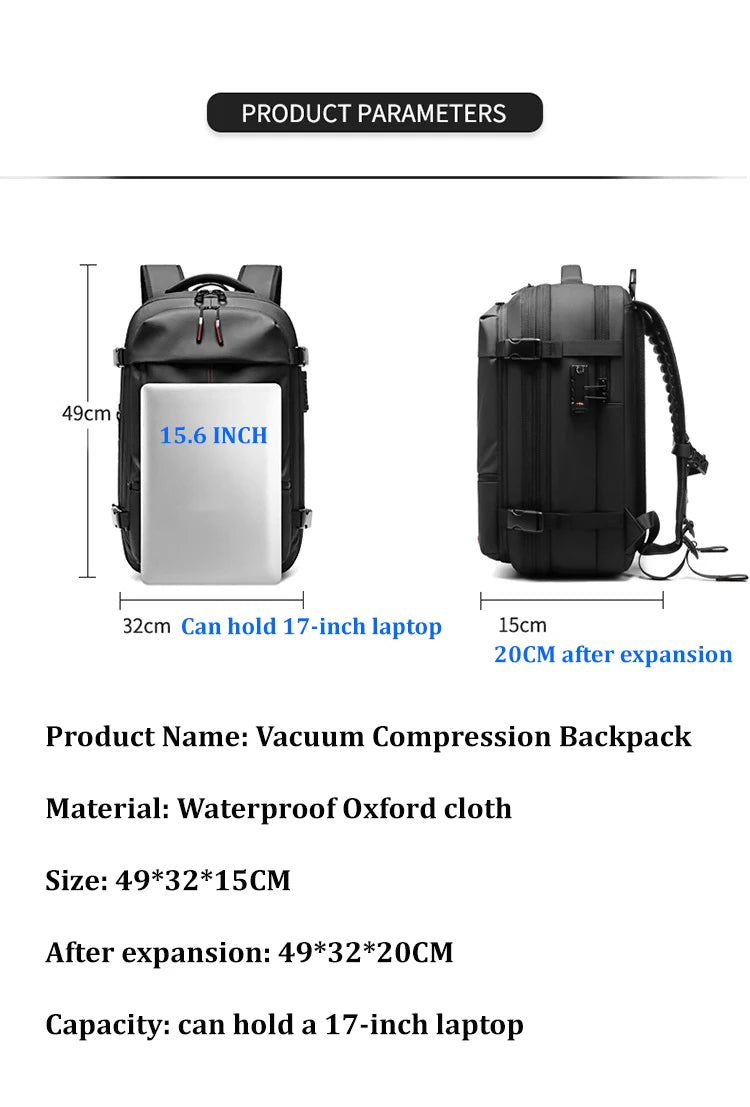 Travel Backpack Vacuum