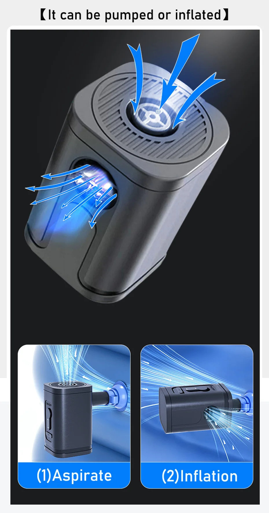 Travel Backpack Vacuum